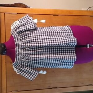LOFT Gingham Top